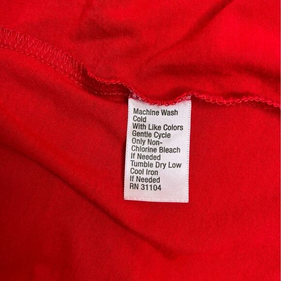 Kim Rogers Red Cowl Neck 3/4 Sleeve T Shirt Women Small Stretch Layering Soft - Picture 7 of 11